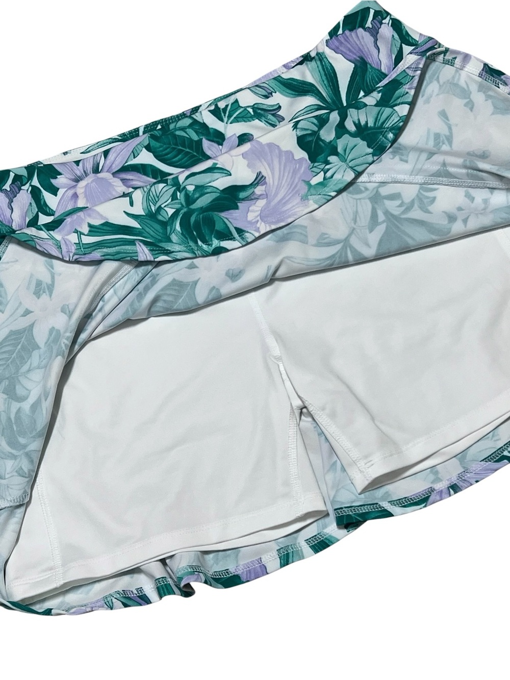 Tommy Bahama Golf Skort XL Ruffle Hem Tropical Tennis Pickleball Shorts Flora - Picture 4 of 9